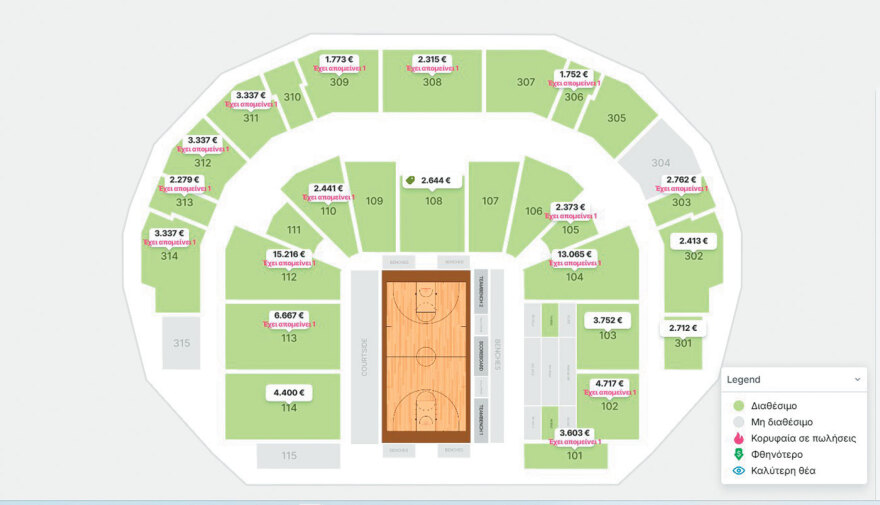 Η Euroleague πάει... Αμπού Ντάμπι: 15.000 ευρώ για μία θέση στην κερκίδα της Etihad Arena