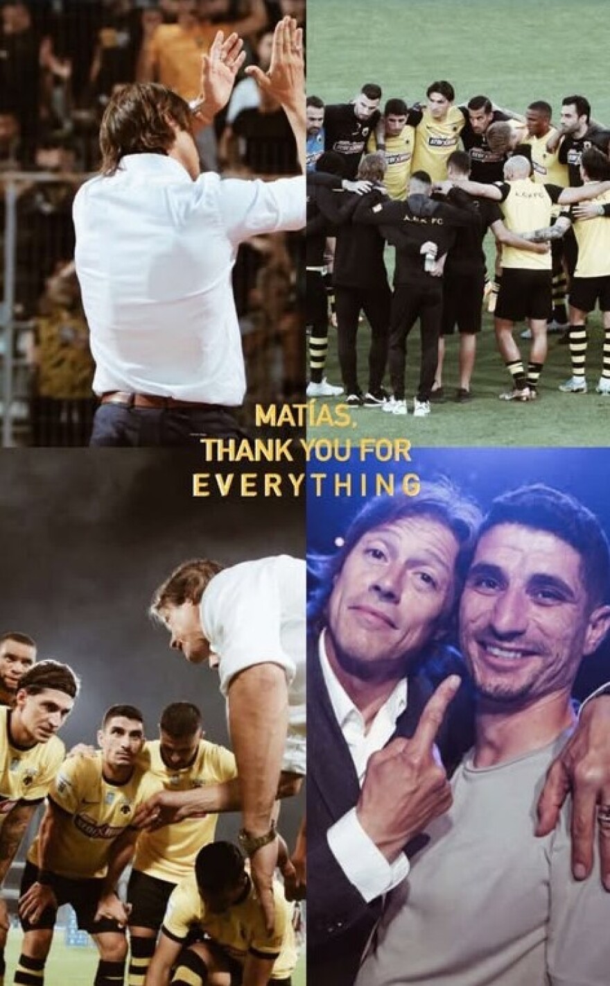 Μάνταλος για Αλμέιδα: «Ματίας σε ευχαριστώ για όλα»