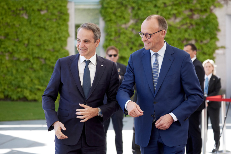 Δείτε live τις δηλώσεις Μητσοτάκη - Μερτς στο Βερολίνο