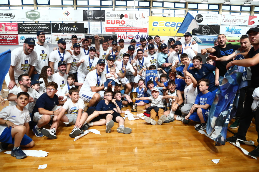 Κατέκτησε το πρωτάθλημα υπό το βλέμμα του Γιαννάκη ο Ιωνικός Νικαίας και ανεβαίνει στη Nations League 1 - Φωτογραφίες 