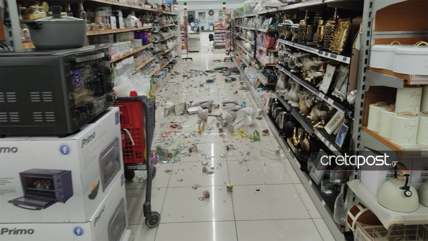 Σεισμός 6,1 Ρίχτερ ανοιχτά της Κρήτης: Οι πρώτες εικόνες - Δείτε βίντεο από τη στιγμή της δόνησης