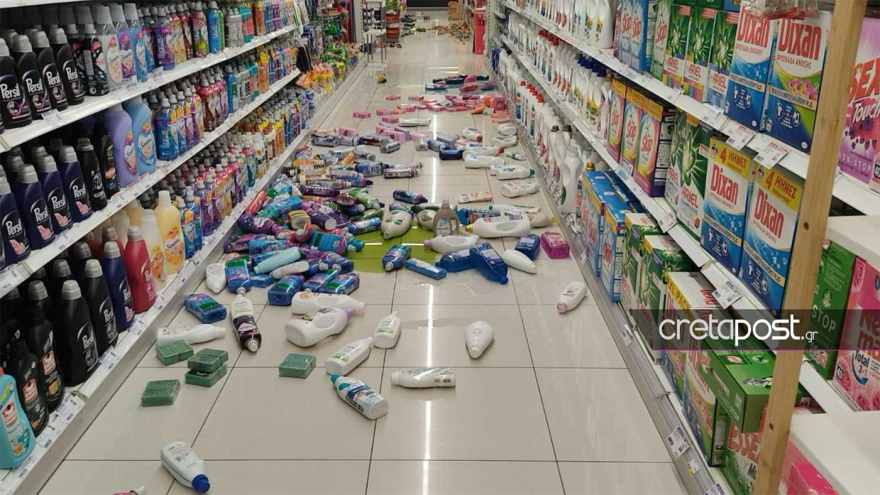 Σεισμός 6,1 Ρίχτερ ανοιχτά της Κρήτης: Οι πρώτες εικόνες - Δείτε βίντεο από τη στιγμή της δόνησης