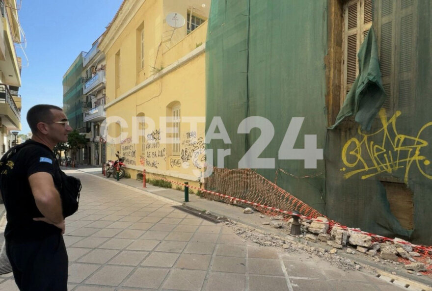 Σεισμός 6,1 Ρίχτερ στην Κρήτη: Ζημιές σε κτίρια από τη δόνηση, δείτε βίντεο και εικόνες