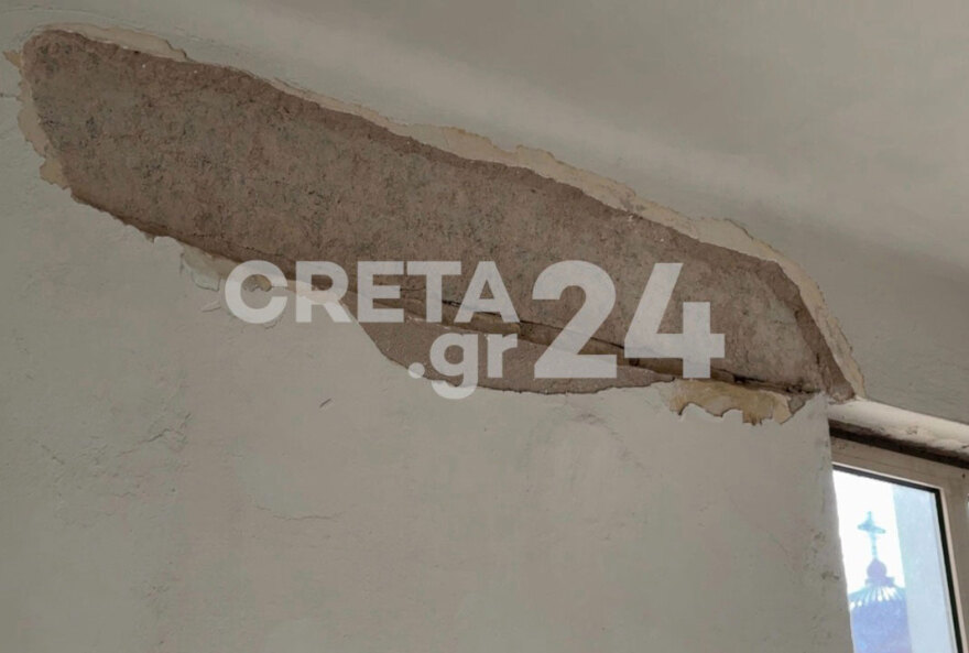 Σεισμός 6,1 Ρίχτερ στην Κρήτη: Ζημιές σε κτίρια από τη δόνηση, δείτε βίντεο και εικόνες