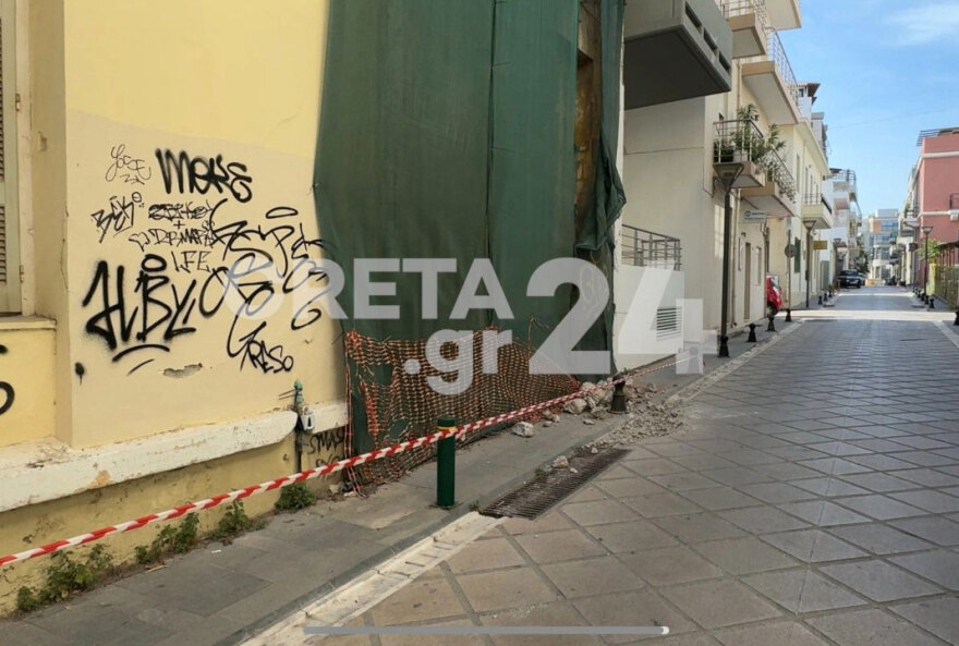 Σεισμός 6,1 Ρίχτερ στην Κρήτη: Ζημιές σε κτίρια από τη δόνηση, δείτε βίντεο και εικόνες