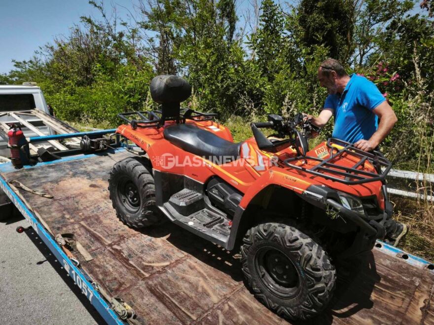 Μία τραυματίας σε τροχαίο με γουρούνα στον ΒΟΑΚ - Δείτε φωτογραφίες