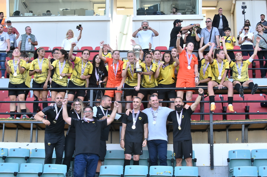 Νταμπλ η ΑΕΚ, 2-0 τον Παναθηναϊκό στον τελικό Κυπέλλου ποδοσφαίρου γυναικών - Βίντεο, φωτογραφίες 