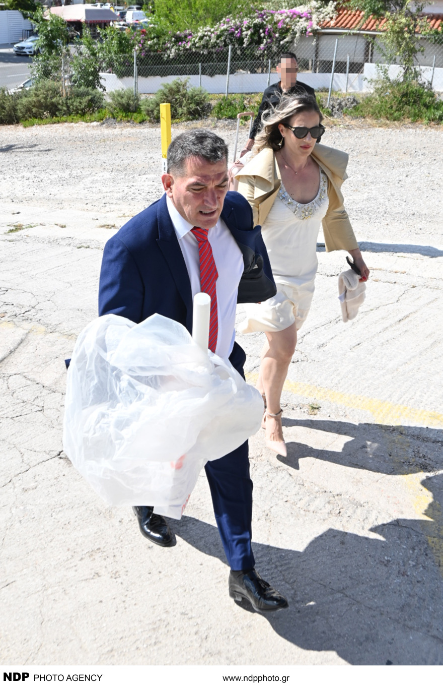 Ο Πύρρος Δήμας και η Αφροδίτη Σκαφίδα βάφτισαν την κόρη τους