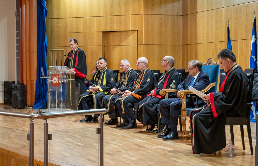 O Γκίκας Χαρδούβελης αναγορεύθηκε επίτιμος διδάκτορας του Πανεπιστημίου Μακεδονίας 
