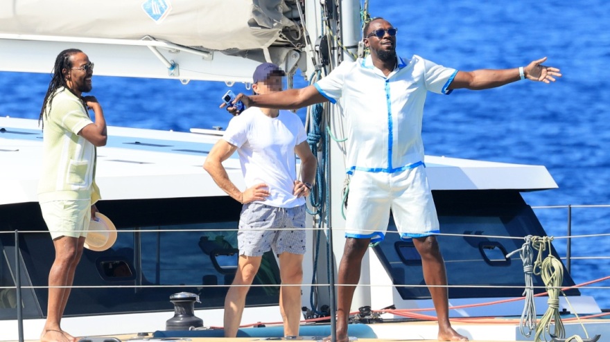 Νέες φωτογραφίες του Γιουσέιν Μπολτ από το ταξίδι του στη Μύκονο
