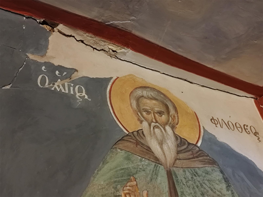 Στις Μονές Ξενοφώντος, Δοχειαρίου και Σίμωνος Πέτρας προκάλεσε ζημιές ο σεισμός των 5,3 Ρίχτερ στο Άγιο Όρος - Δείτε φωτογραφίες