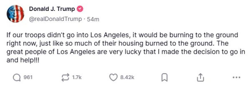 Νέα επίθεση Τραμπ στον κυβερνήτη της Καλιφόρνια: Ανίκανος να προστατεύσει την πολιτεία από τους ταραχοποιούς