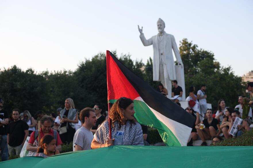 Πορεία στη Θεσσαλονίκη για την Παλαιστίνη - Δείτε φωτογραφίες