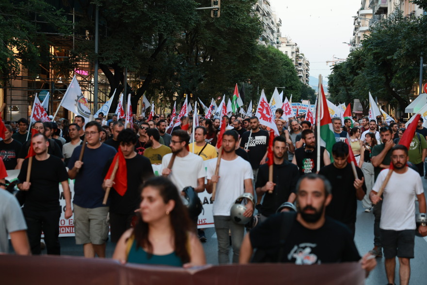 Θεσσαλονίκη: Πορεία αλληλεγγύης στον παλαιστινιακό λαό