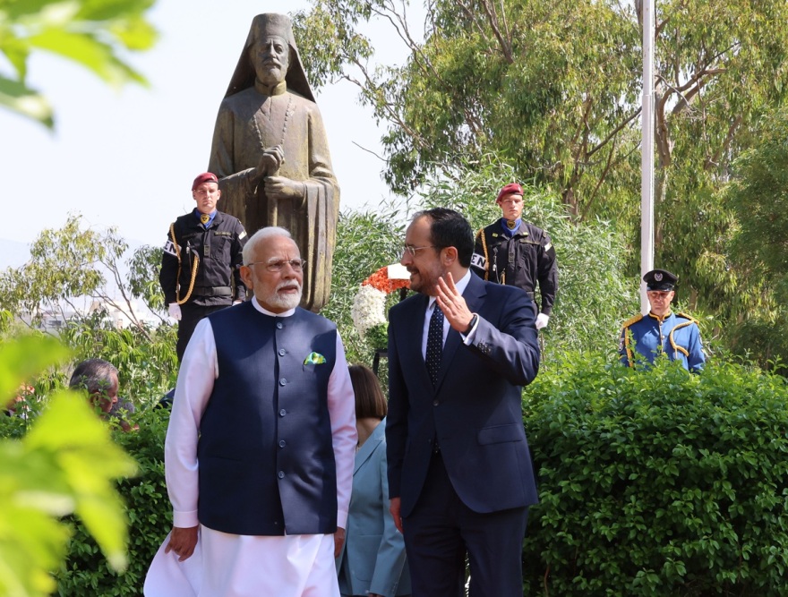 Christodoulides was greeted by Monty: Cyprus is a predictable and safe ally of India