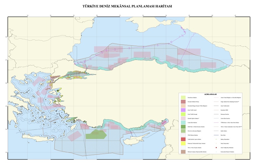 Η Τουρκία ανήρτησε στην UNESCO τον δικό της χάρτη για τον θαλάσσιο χωροταξικό σχεδιασμό - «Κόβει» το Αιγαίο στα δύο