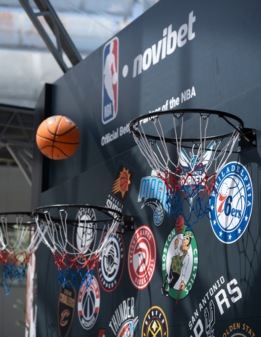 Το Τρόπαιο του NBA στα Γραφεία της Novibet