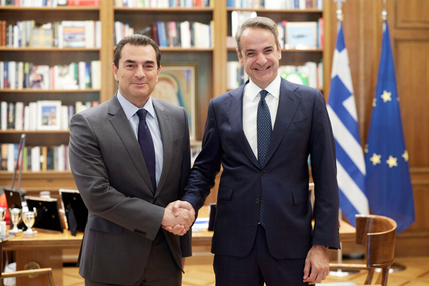 Mitsotakis: He met with new ND secretary Costas Skreka