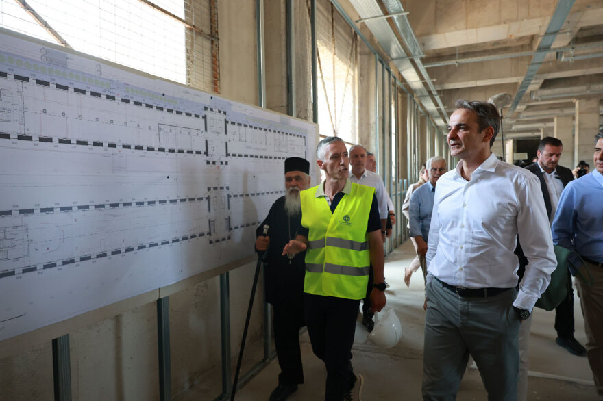 In Thessaloniki Mitsotakis - toured the Efkarpia Surrounding Forest