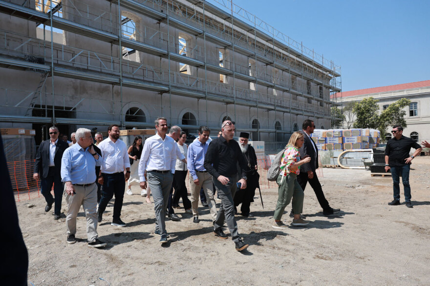 In Thessaloniki Mitsotakis - toured the Efkarpia Surrounding Forest