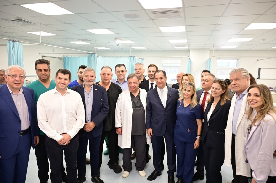 Εγκαινιάστηκε η νέα ανακαινισμένη πτέρυγα των ΤΕΠ στο ΚΑΤ από τον Γεωργιάδη	