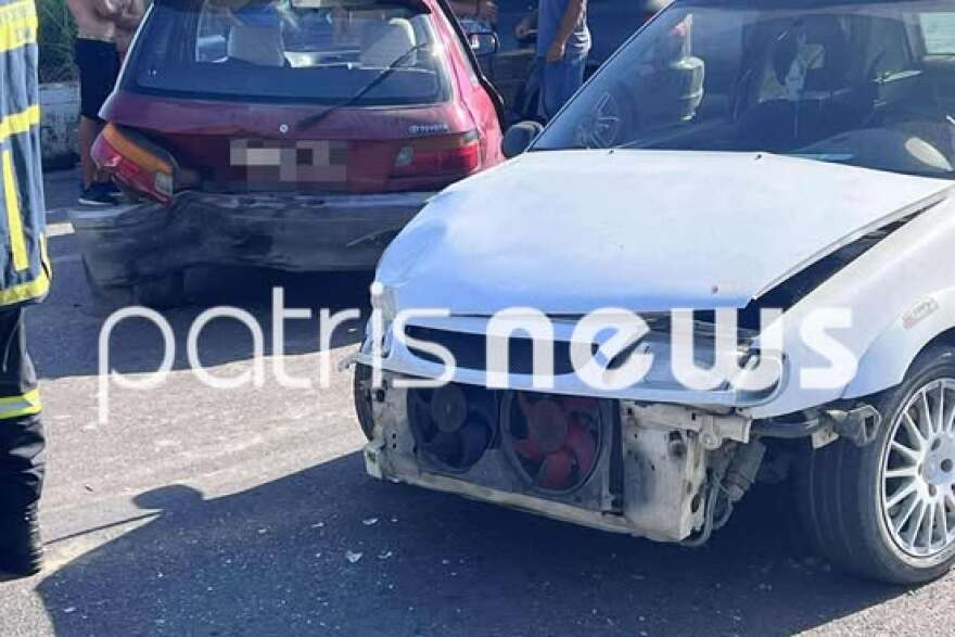 Ένα μωρό και ένας ηλικιωμένος τραυματίες σε τροχαίο στον Πύργο - Δείτε φωτογραφίες