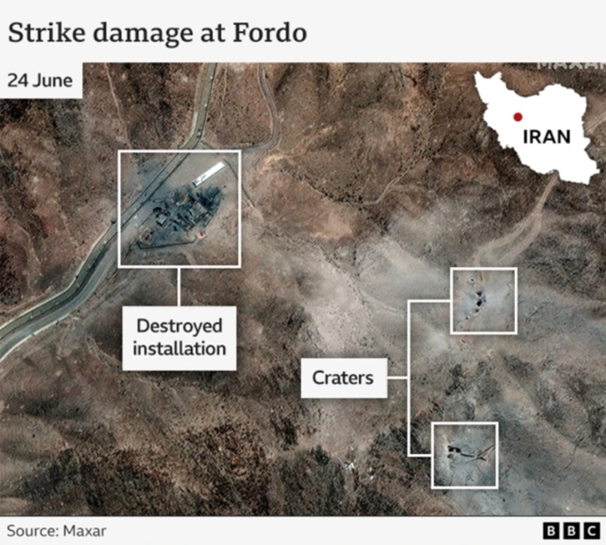 Νέες δορυφορικές εικόνες από τις ζημιές που υπέστησαν οι πυρηνικές εγκαταστάσεις του Ιράν