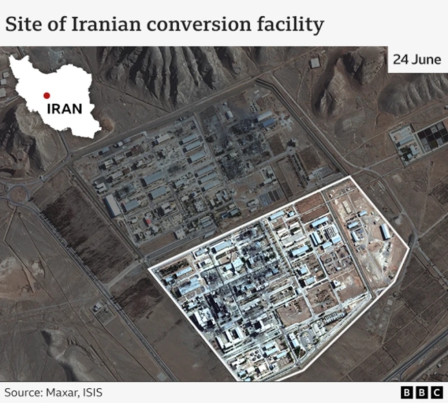 Νέες δορυφορικές εικόνες από τις ζημιές που υπέστησαν οι πυρηνικές εγκαταστάσεις του Ιράν