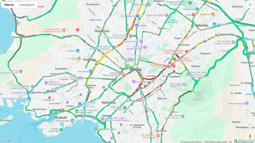 Ξεκινά το ΕΚΟ Ράλλυ Ακρόπολις 2025 - Έκλεισαν Β. Όλγας, Β.Κωνσταντίνου και Αρδηττού, ,στο «κόκκινο» το κέντρο της Αθήνας  