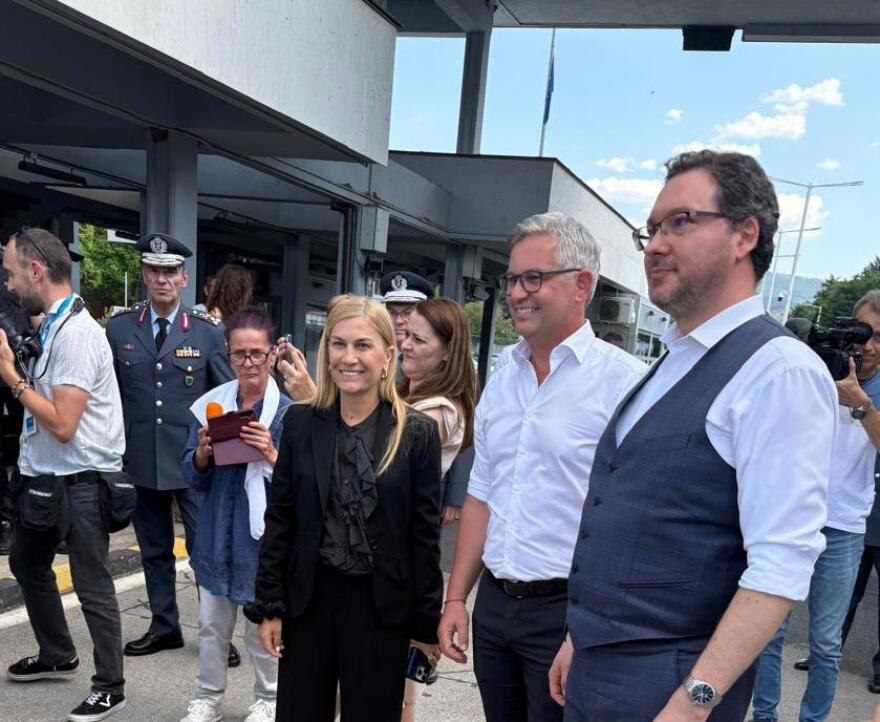 Voloudakis meeting with EU immigration commissioner and Bulgarian counterpart on the bastion
