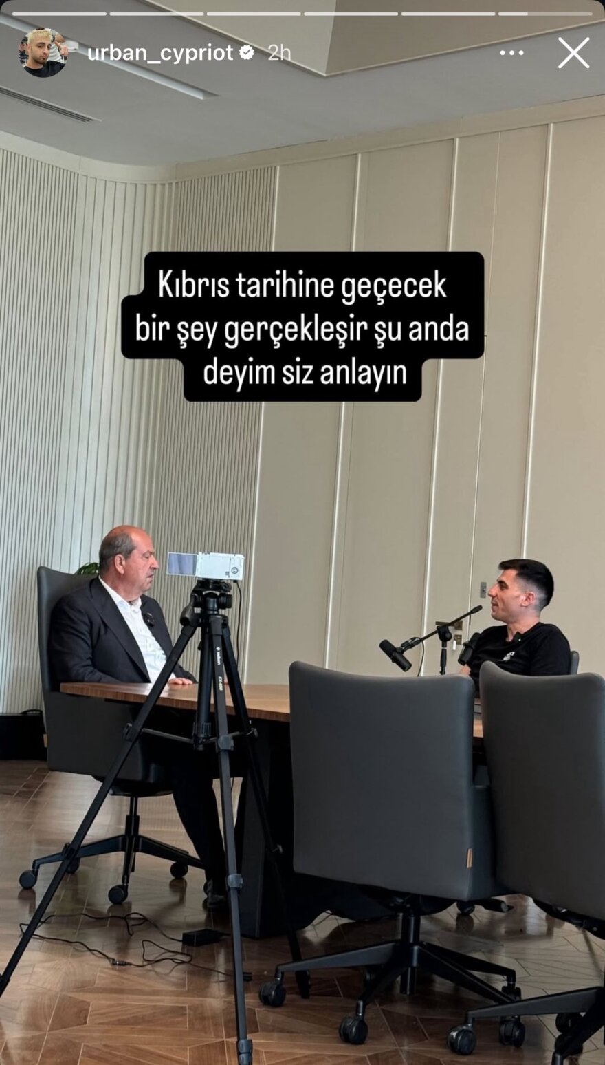 Στο «προεδρικό» των κατεχόμενων για συνέντευξη με τον Τατάρ ο Φειδίας Παναγιώτου
