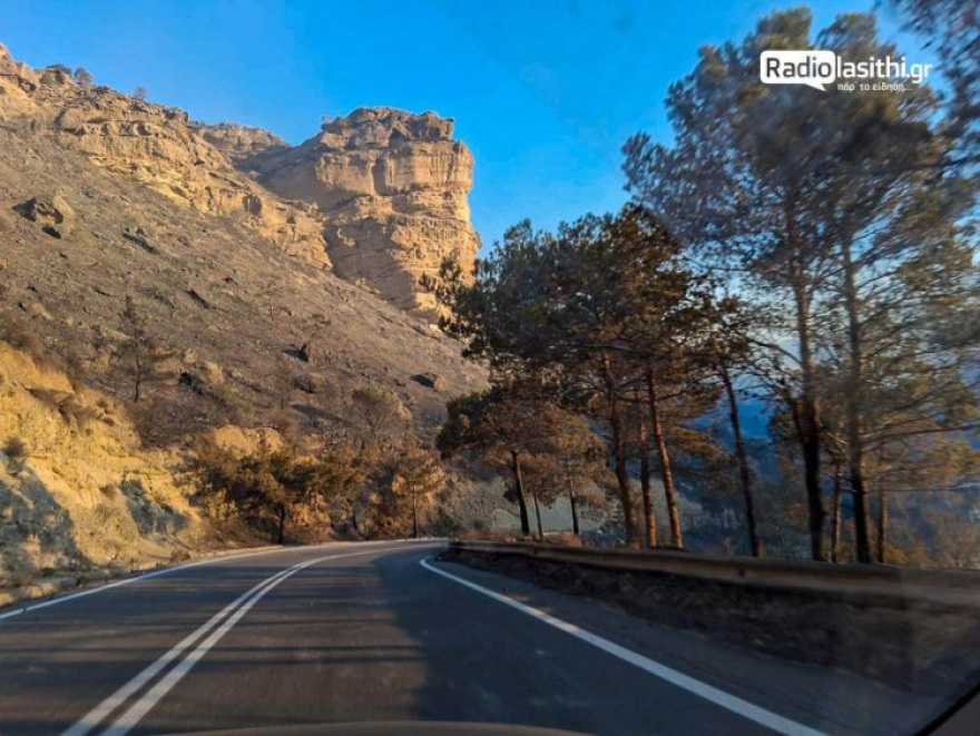 Κρήτη: Οι εικόνες καταστροφής από την πυρκαγιά στην Αγιά Φωτιά