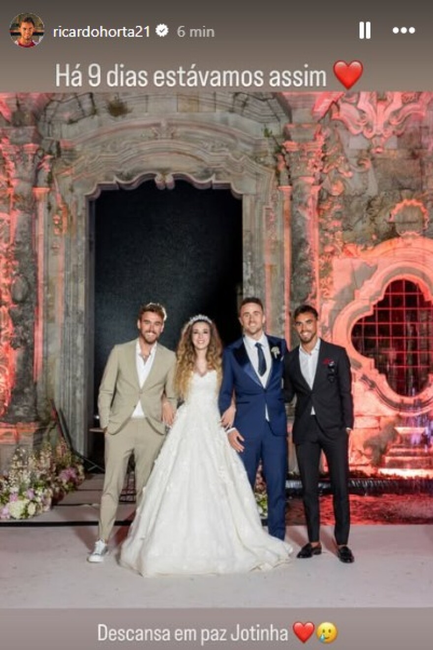 Ντιόγκο Ζότα: Ο Αντρέ Όρτα του Ολυμπιακού ήταν στον γάμο του αδικοχαμένου άσου της Λίβερπουλ - Φωτογραφία 