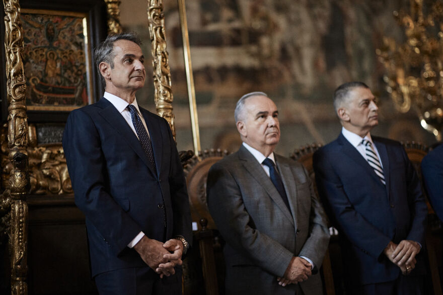 Kyriakos Mitsotakis visited the Vatopedi Monastery - Video and Pictures