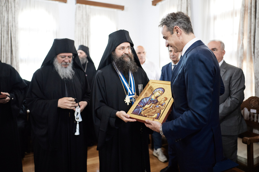 Μήνυμα Μητσοτάκη από το Άγιο Όρος για τη μονή Αγίας Αικατερίνης του Σινά: Δεν υπάρχει καμία περίπτωση ο χαρακτήρας της να αλλάξει