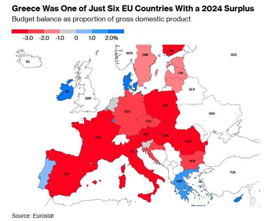 Bloomberg: 2015-2025, η επώδυνη δεκαετία αποκατάστασης της Ελλάδας - Δείτε γραφήματα