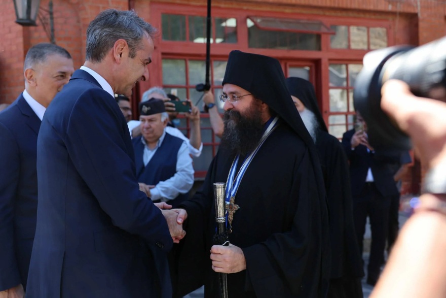 On Mount Athos Mitsotakis: I support your spiritual mission - see photos