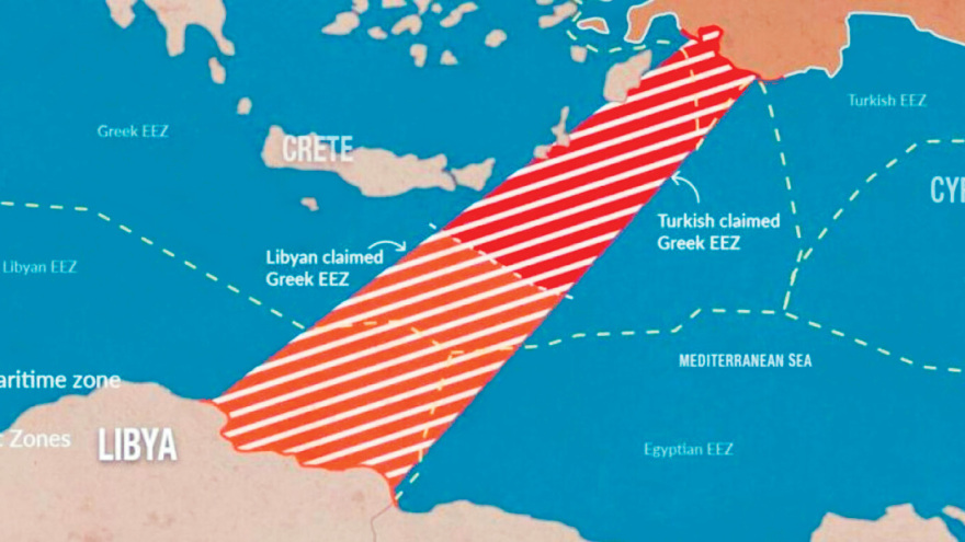 With a small basket of the Journey of Gerapetritis today to Libya
