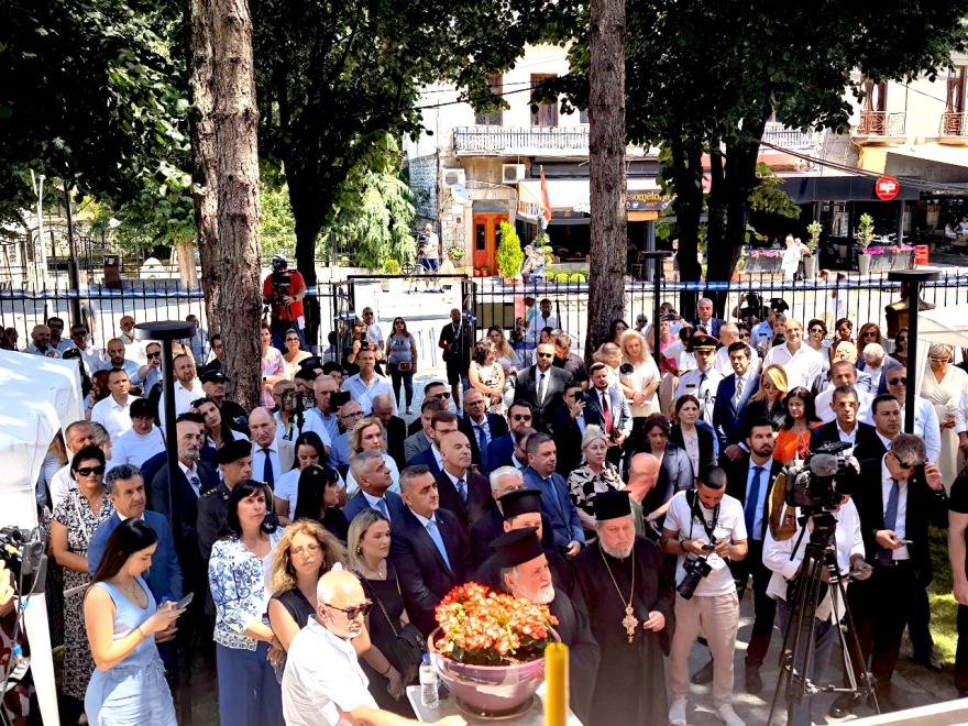 Ο ΥΠΕΞ εγκαινίασε το ανακαινισμένο κτίριο «Σεφέρη» του γενικού προξενείου στην Κορυτσά