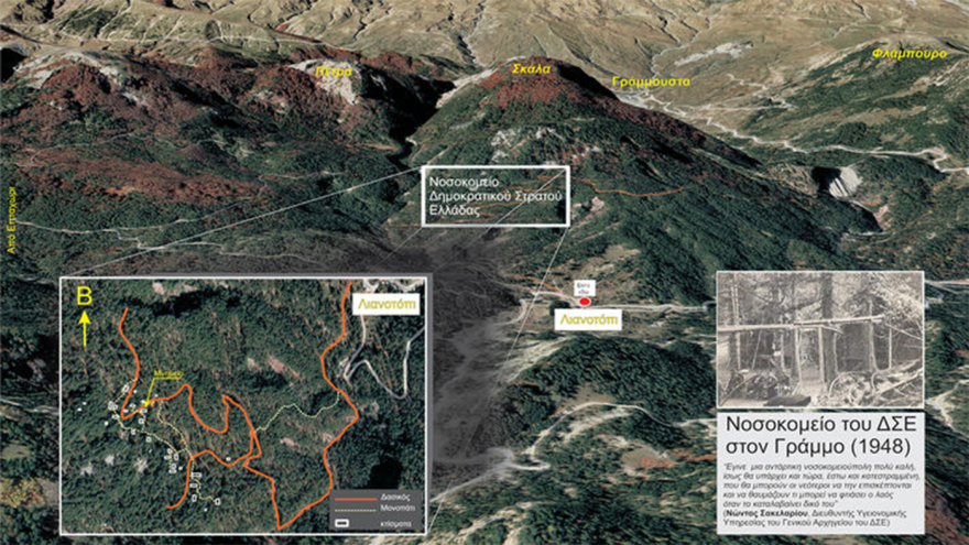 Τα νοσοκομεία του ΔΣΕ στον Γράμμο και το Βίτσι