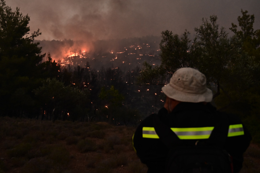 Φωτιά τώρα στο Ασπροχώρι: Μάχη για να μην περάσουν οι φλόγες σε Συκάμινο και Ωρωπό, δείτε βίντεο και φωτογραφίες
