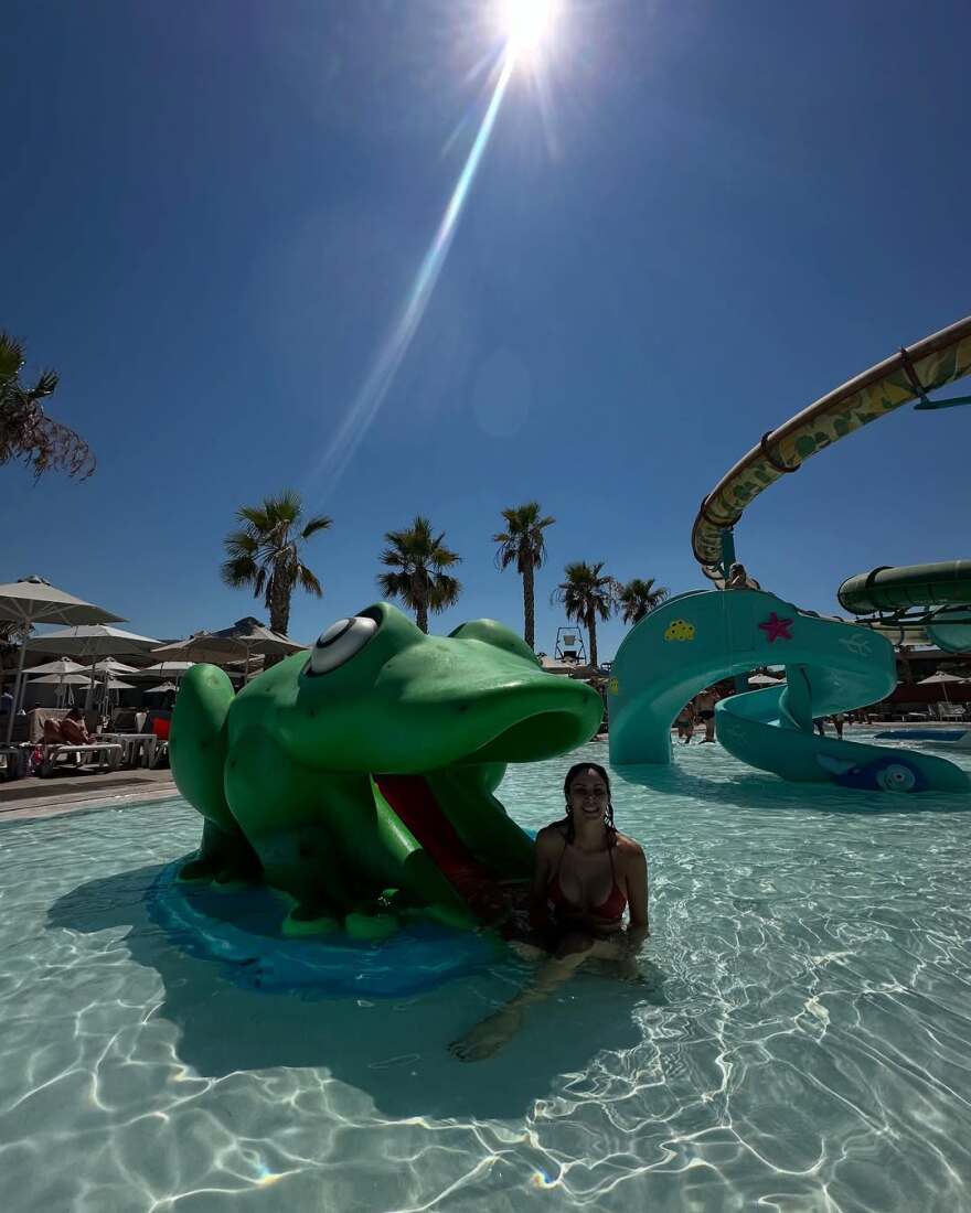 Λένα Ζευγαρά: Η φωτογραφία της μέσα από την πισίνα