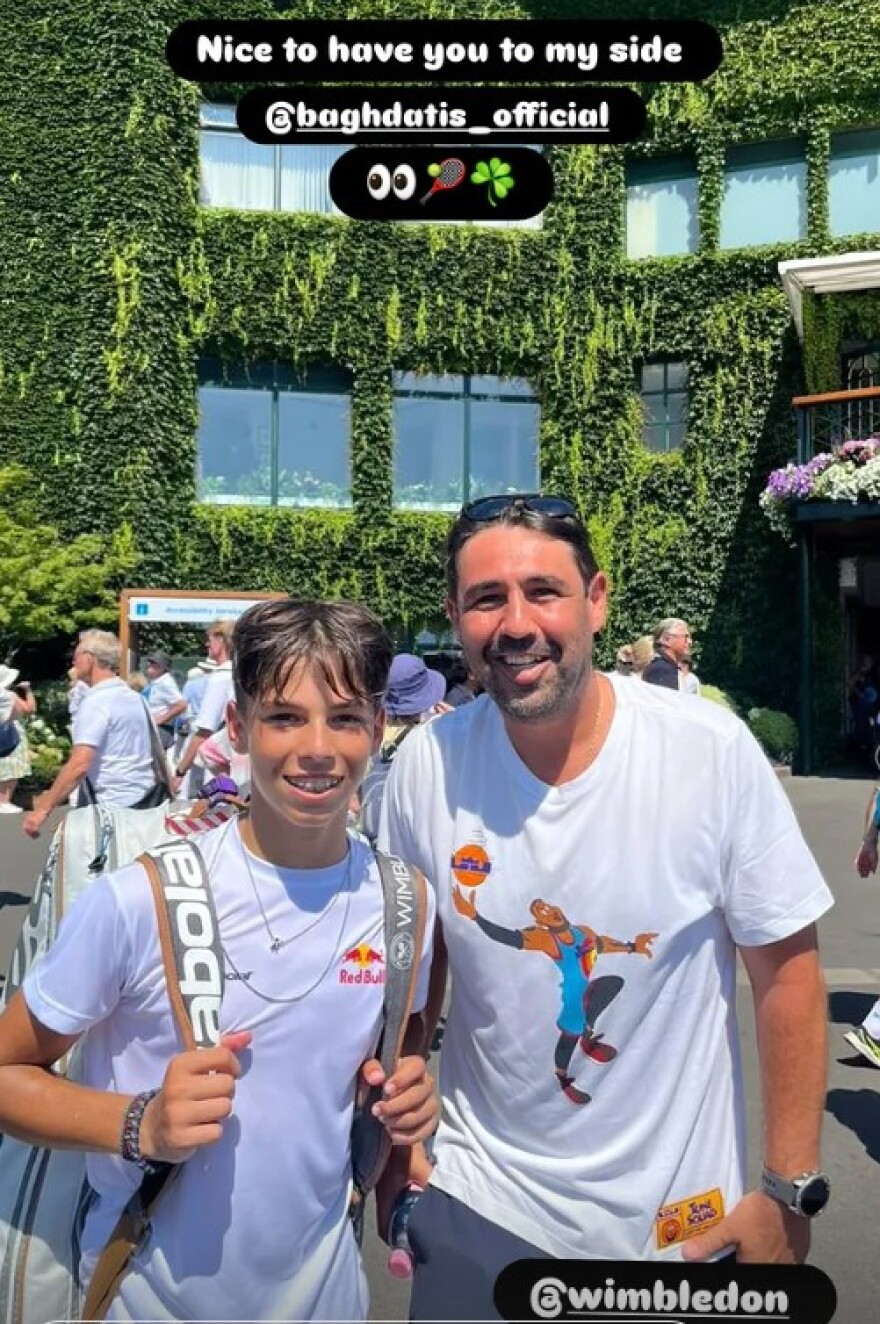 Γράφει ιστορία ο Παγώνης στο Wimbledon - Πέρασε στα ημιτελικά του U-14 