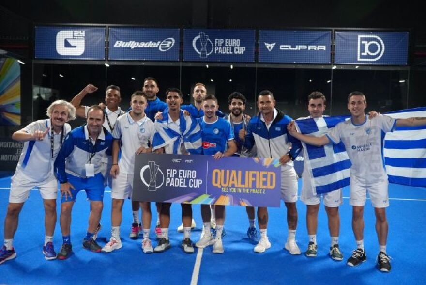 Η Εθνική Ομάδα Padel της Ελλάδας στις 20 κορυφαίες της Ευρώπης!