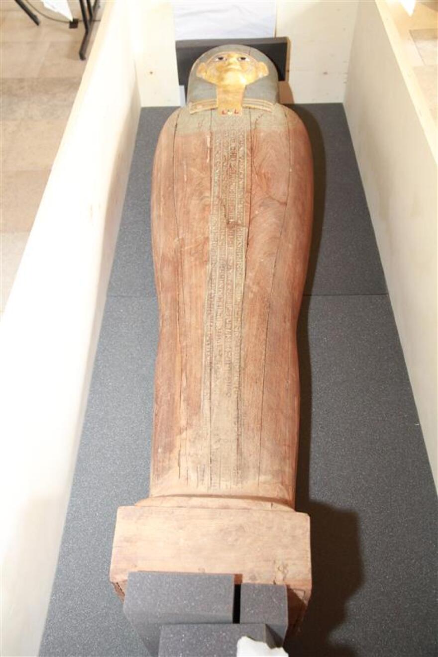 Το Βέλγιο επέστρεψε στην Αίγυπτο μια σαρκοφάγο 3.000 ετών που είχε κατασχεθεί το 2015 