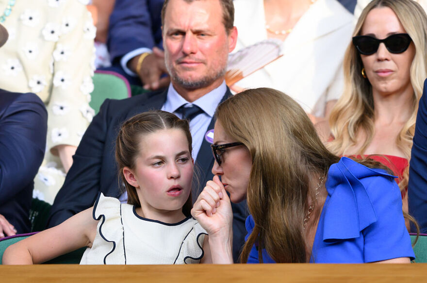 Οι αστείες γκριμάτσες της πριγκίπισσας Σάρλοτ στον τελικό αντρών του Γουίμπλεντον 