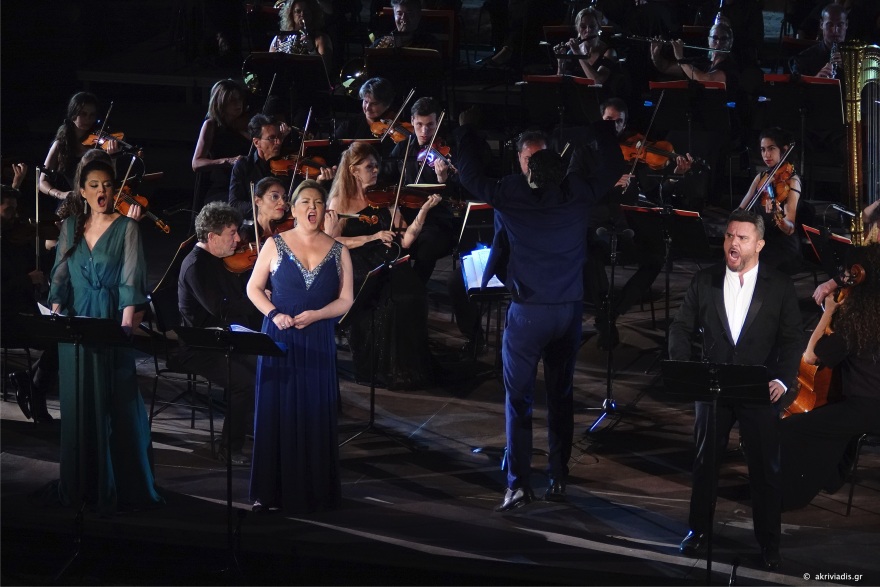 Αρχαία Μεσσήνη: Μια μαγική μουσική βραδιά υπό το «βλέμμα» της Μαρίας Κάλλας και του Πέτρου Θέμελη - Φωτογραφίες