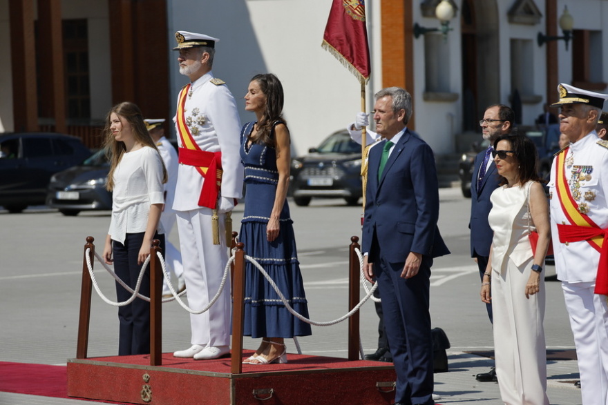 Ο Βασιλιάς Φελίπε απομένει το παράσημο της ναυτικής αξίας στην κόρη του και μέλλουσα βασίλισσα της Ισπανίας - Δείτε φωτογραφίες