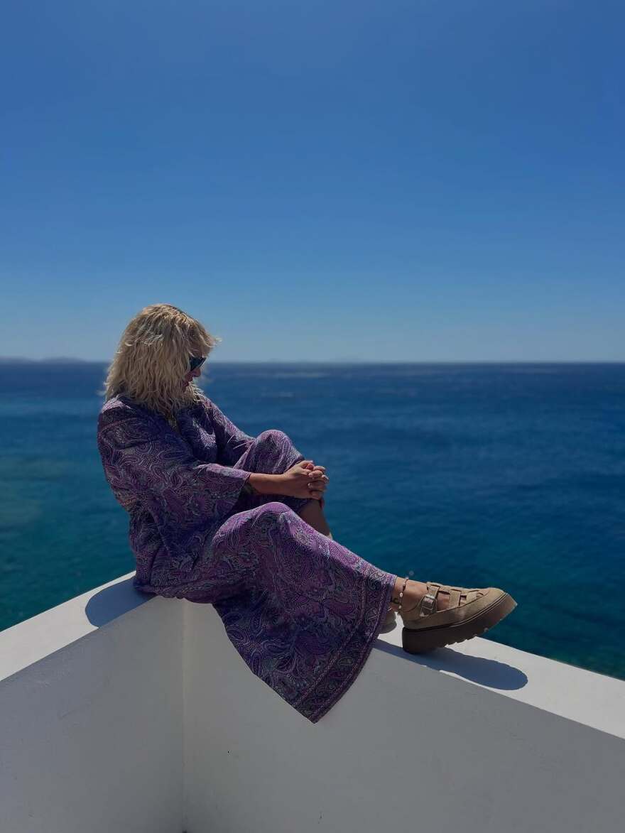 Στην Αστυπάλαια η Ελεωνόρα Ζουγανέλη - «Κάθε φορά με ξετρελαίνει»