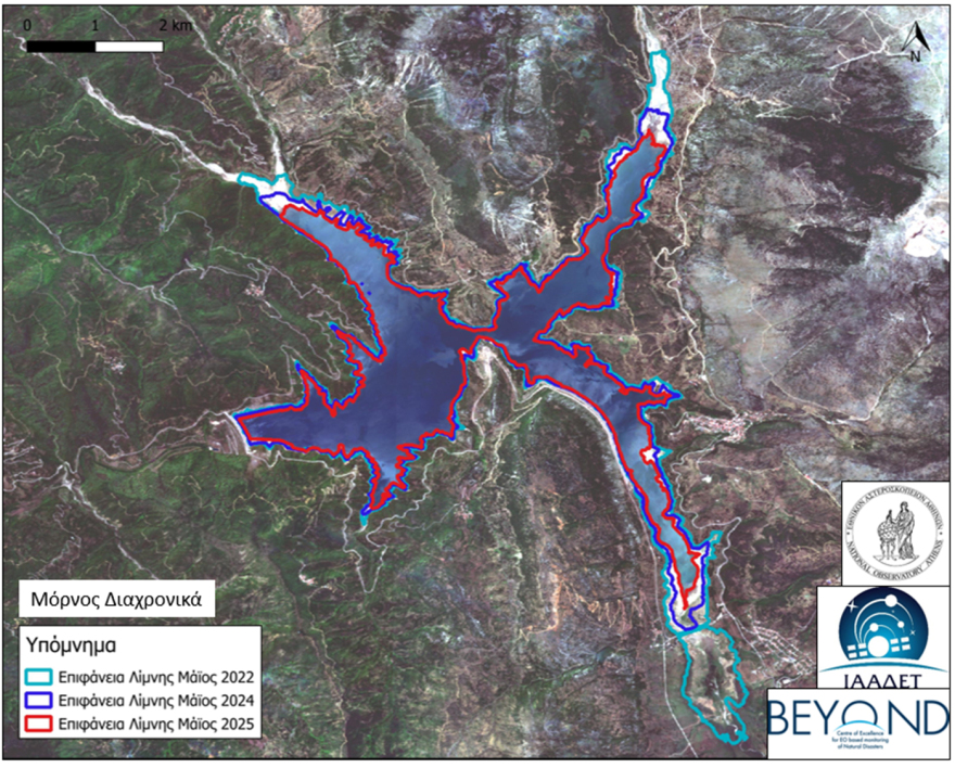 Αδειάζουν οι δεξαμενές νερού της Αττικής: Στερεύει ο Μόρνος, πιέζεται ο Εύηνος